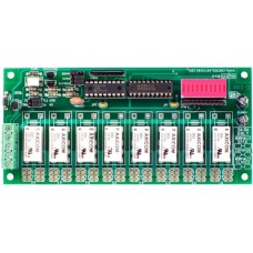 RS-232 8-Channel DPDT Small Signal Relay Controller Board